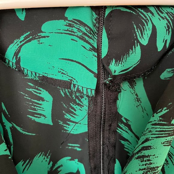 Vintage Chiffon Dress with Hip Draping - Picture 4 of 4